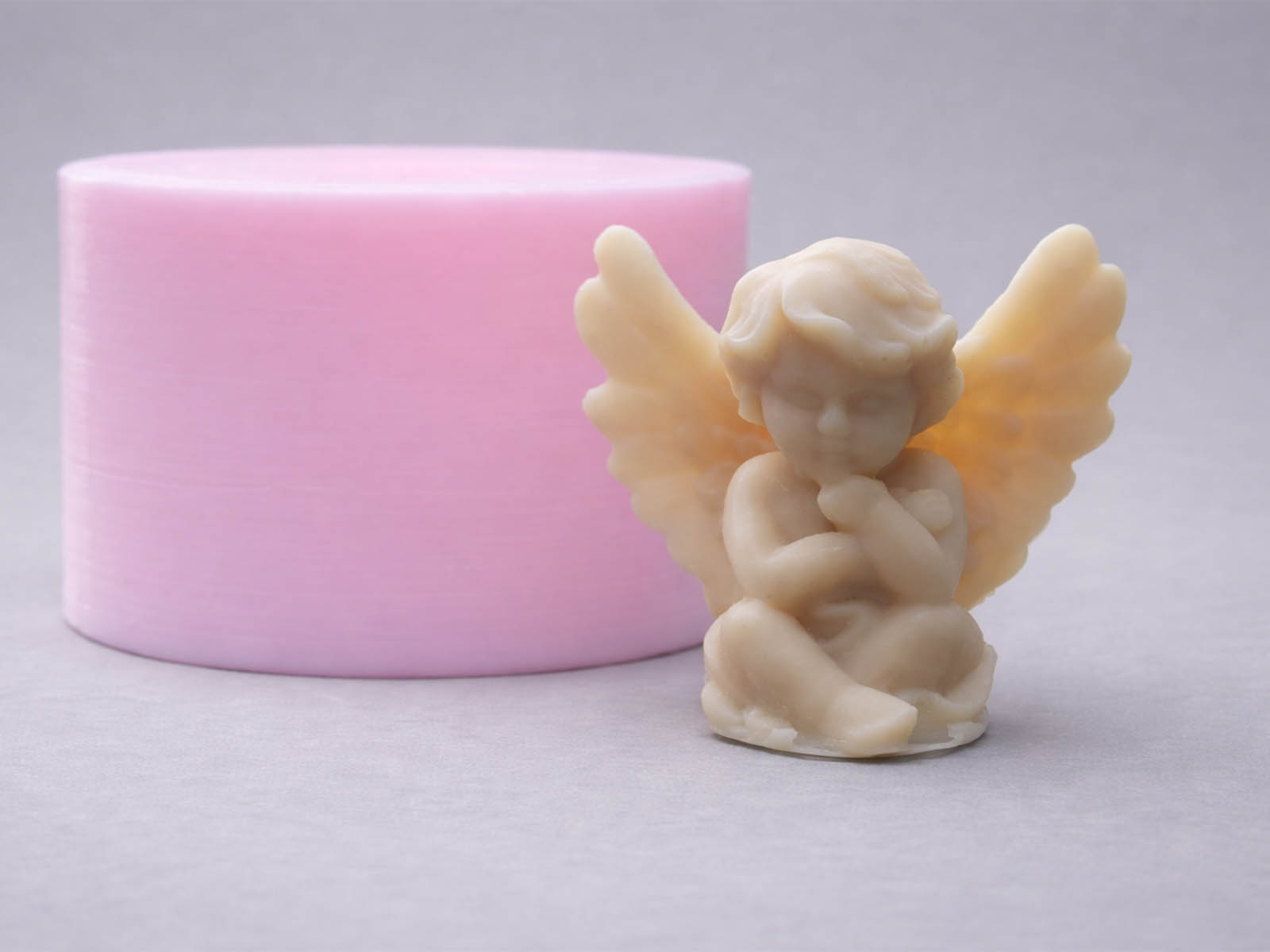 Silikonform-Engel mit offenen Flügeln Engel mit offenen Flügeln – Bild 1