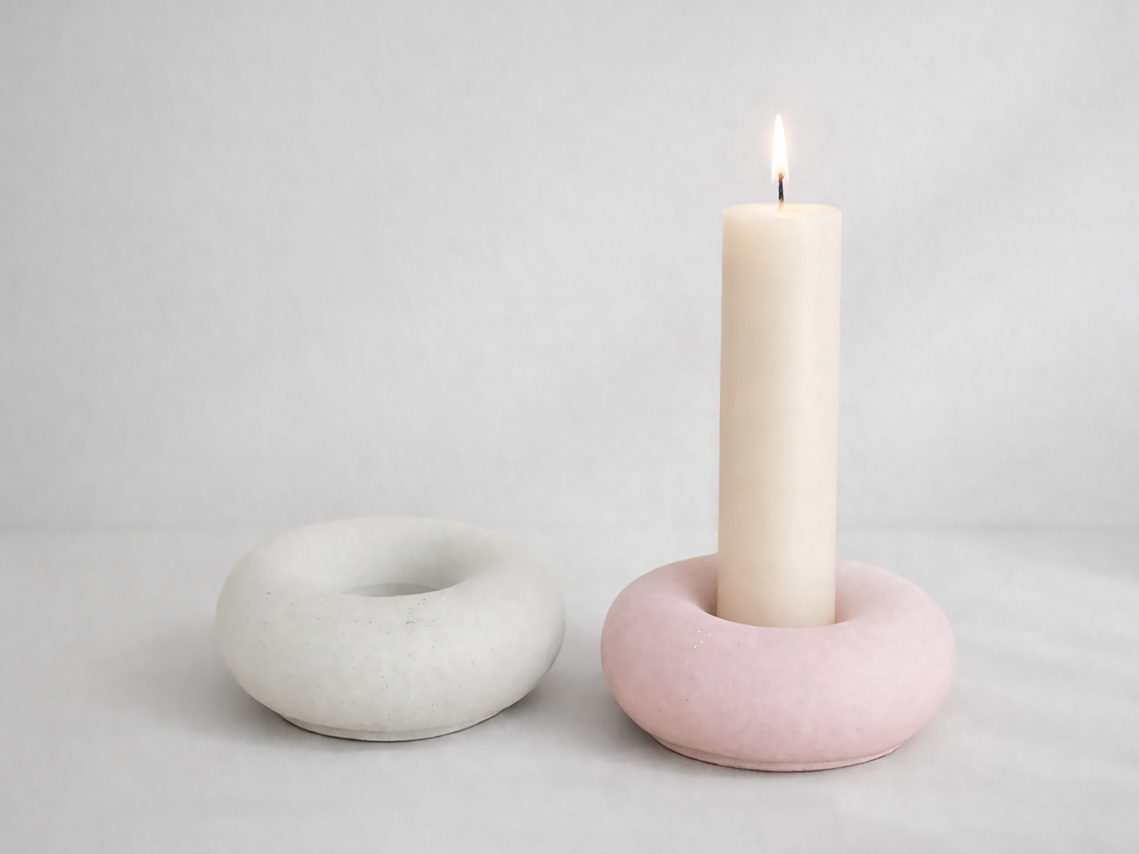 Silikonform Donut 5 Silikonform Donut Kerzenhalter – Bild 1