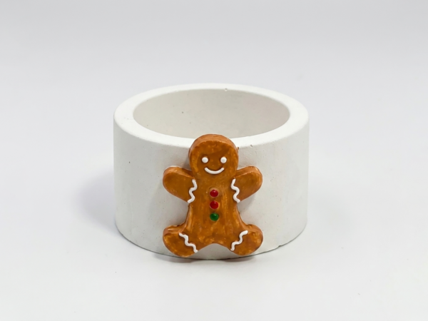 Silikonform Teelichthalter Lebkuchenmännchen – Bild 3