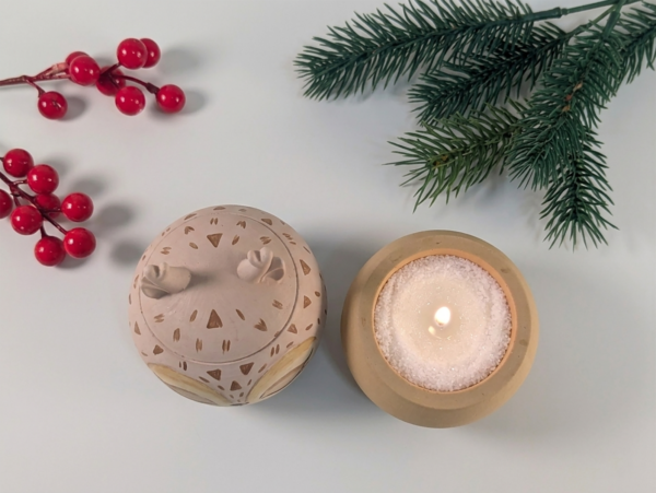 Silikonform Weihnachtskugel Rentier – Bild 5